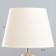 The table lamp "drinks" E14 40W white-beige 23x23x34 cm Risalux