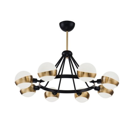Chandelier 60W, 8XE14, 46.5x75 cm, black