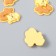 Decor for creativity "Number 4 with an animal" set 10 pcs 2.1x1.9 cm