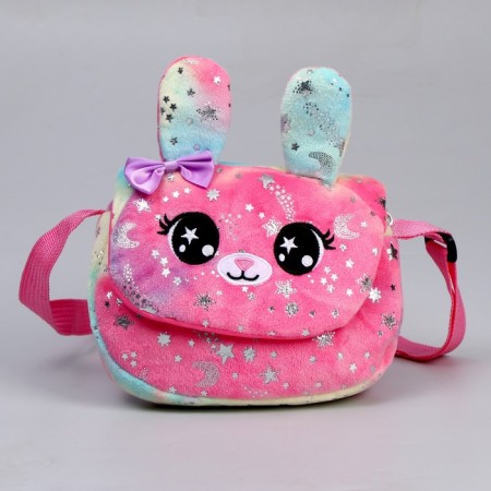 Children's plush "Bunny" bag, 15x13x3 cm-5