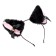 Carnival rim "anime ears", black color