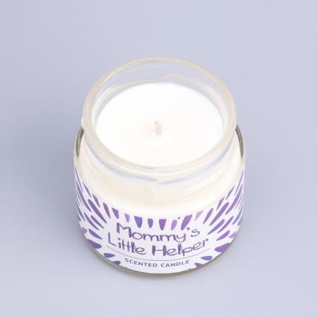 Aromatic candle in the jar "Flower", owl wax, 80 g-5