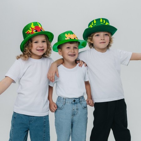 Carnival hat "Dragon", green color-3