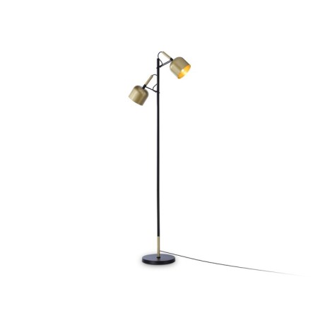 Floor lamp with a switch on the wire Ambrella Light, Traditional, TR97125, 2HE27, Color Gold, Black