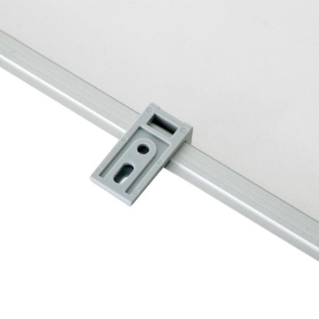 Magnetic-marker board 100x180 cm, calligrata standard, in an aluminum frame, with a shelf-3
