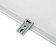 Magnetic-marker board 100x180 cm, calligrata standard, in an aluminum frame, with a shelf