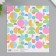 Scrapbooking paper bilateral "snake and bright circles" density 180 grams set 10 pcs 15.5x17 cm
