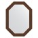 Mirror in the baguette frame, mosaic Antique copper 70 mm, 62x82 cm