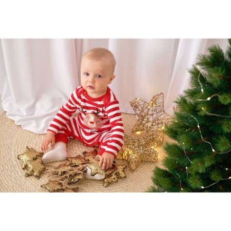 Combineson crumb I am "Olena", height 62-68 cm, red/white color-6