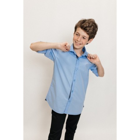 Surchachka upper for ISEE boys, height 122-128 cm, blue color-4