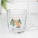 New Year mug "Happy New Year!" 340ml, hardened glass, neckline, gifts