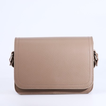 Bag Medvedkovo on a magnet, a long belt, beige color