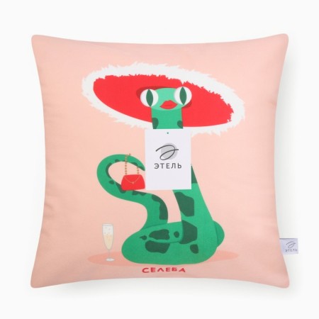 Case on the pillow of Ethel "Seleba" 40x40 cm, velor-6
