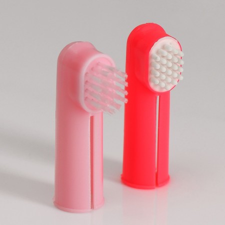 Set of brush - Batter and massager for gums, mix of flowers-4