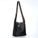Women's bag on the Textura screw castle, small size, black color