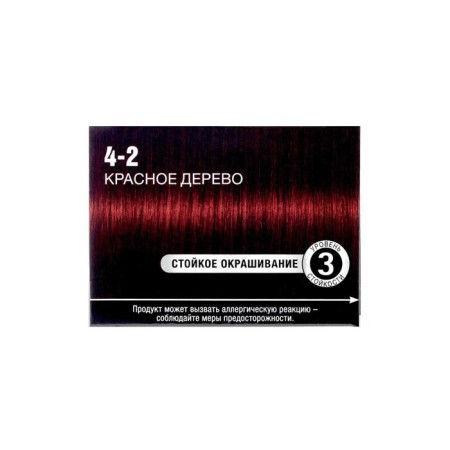 Hair Cream Syoss Color, Tone 4-2, Red Tree-5