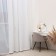 Curtain Ethel Ts. White, 245*300 cm, 100% flax