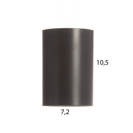 Lamp "Roll" GU10 10W black 7.3x7.3x10.3 cm-3