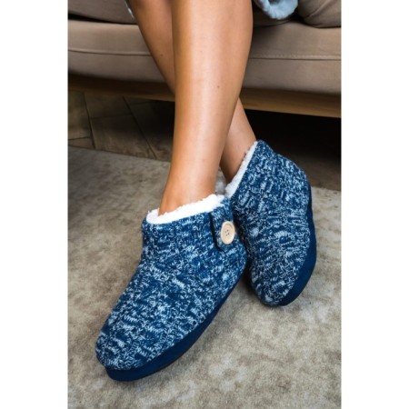 Women's slippers AVA, size 41, blue color-1