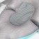 Lining - mattress for bathing children's "Kit", blue color