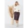 Female skirt, size 58, red color