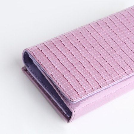 Women's wallet on magnet, purple color-2