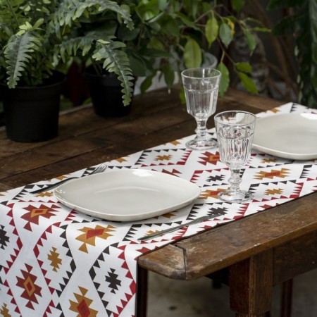 Serving path "Celta", size 40x200 cm, red color-1