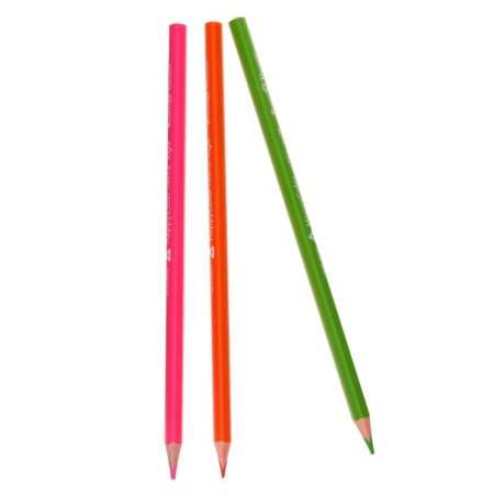 Pencils 12 colors BrunovisConti Happycolor, three -sided, mix-3