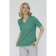 Women's T-shirt with a V-neck, size 54