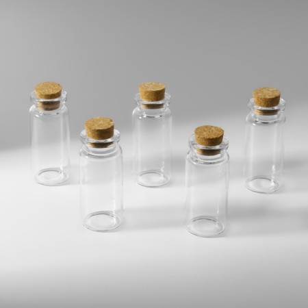 Jars for storing beads, d = 2.2 × 5 cm, 5 pcs-1