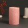 Aroma lace ceramics "only with love" pale pink 7.2x7.2x11.6 cm