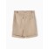 Shorts for a boy, minku: eco style, dark beige color, height 122 cm