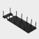 Organizer for boxes with size adjustment, 45 × 15 × 10 cm, black color