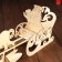 Harvesting for creativity "Santa Claus in a sleigh"