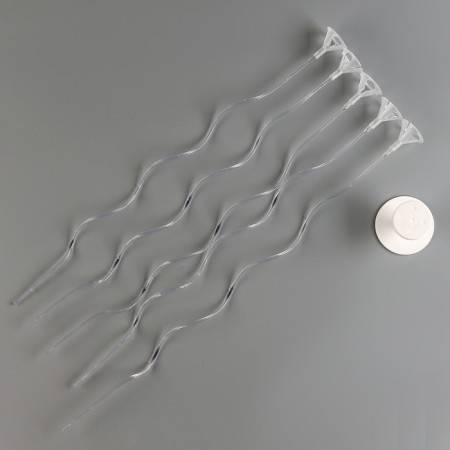 Set "wave", wand+holder+stand, set of 5 pcs., White-3