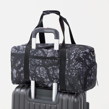 Sports bag with lightning, external pocket, black color-4