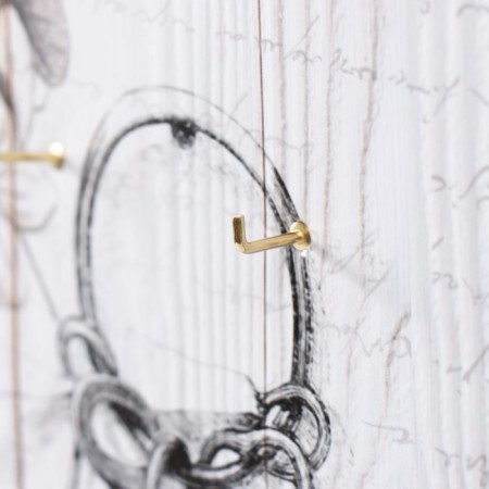 Open "Keys" 5 hooks, 23x32 cm-2