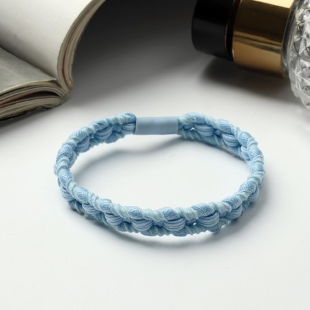 Hair elastic band "Mahrushka Sport" weaving mini chaos, 5 cm, mix