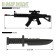 Set of military "Infantry", 8 items, with a vest