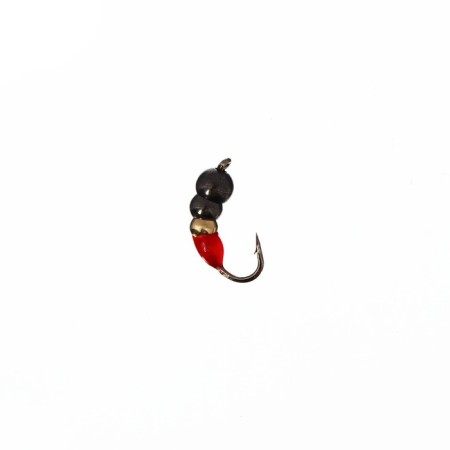 Mormyshka Wolfram Marlin’s Murash No. 3, 4 mm, 1 g, color gold, black, 10 pcs.