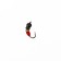 Mormyshka Wolfram Marlin’s Murash No. 3, 4 mm, 1 g, color gold, black, 10 pcs.