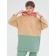 Female hoodies, size XS, sandy color