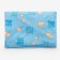 Pillow, size 30x40 cm, calico, synthetic winterizer, color goal, stuffing mix 214