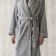 Tao robe, size m, color gray