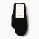 Women's mittens minku, black color, 22 cm