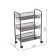 The bookcase on the wheels Unistor Captain, 3-tier