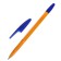 Ballic handle 0.7 mm, blue rod, orange case with a blue cap