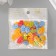 Buttons plastic for creativity 2 punctures "Color Bunnies" set 60 pcs 1.3x1.7 cm