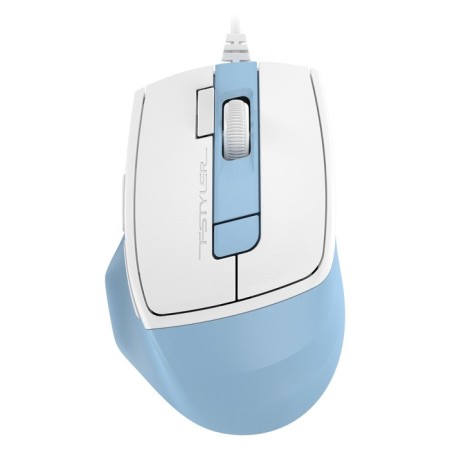 Mouse A4Tech FSTYLER FM45S AIR Blue/White optical (2400DPI) Silent USB (7but)