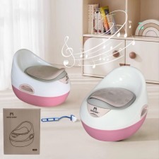 Pot children's ining Baby P002, with music, pink color